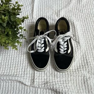 Vans Classic Black and White Sneakers